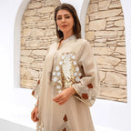 Embroidered Abaya Dress