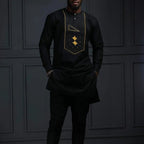 men embroidery suit