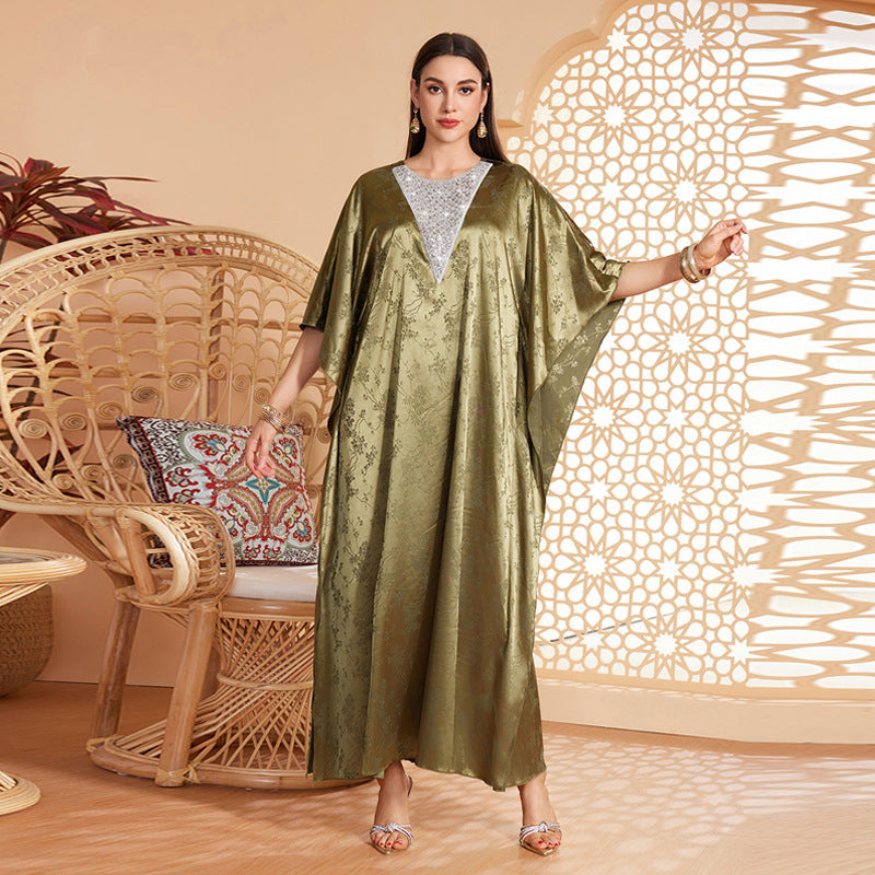 Long, form-fitting Muslim dress