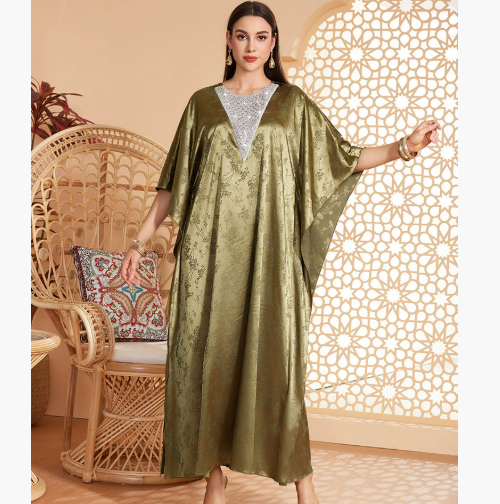 Long, form-fitting Muslim dress
