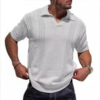 Loose Pure Color Cut Out Men's Tops for Men
