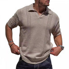 Loose Pure Color Cut Out Men's Tops for Men