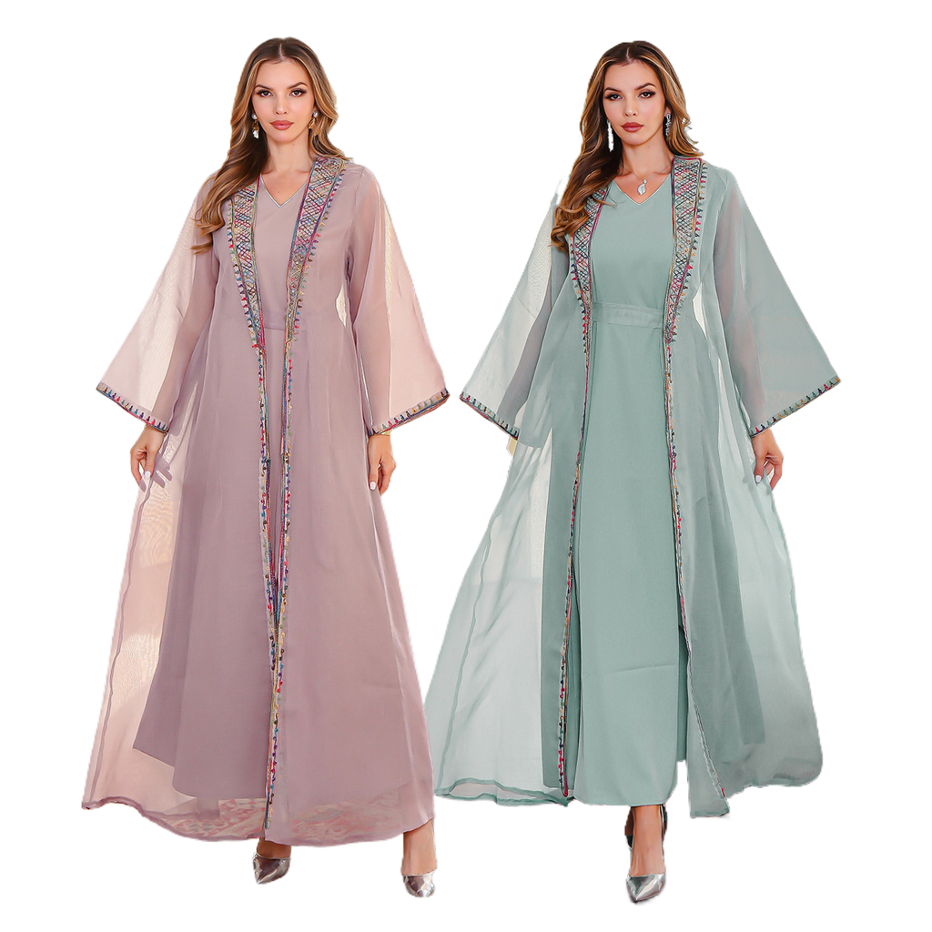 Elegant Muslim Two-Piece Dress