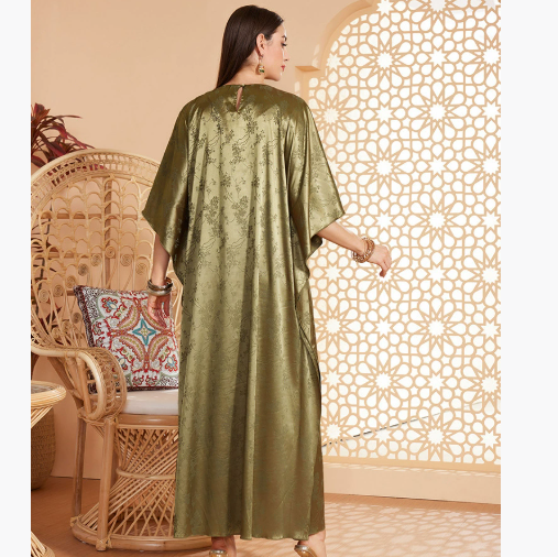 Long, form-fitting Muslim dress