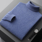 High-neck pullover sweater