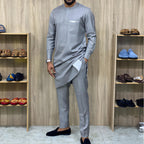 men embroidery suit
