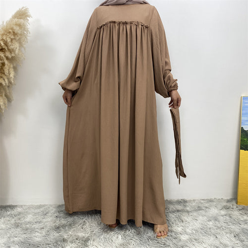 Abaya Dress with Side Pockets