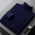 High-neck pullover sweater